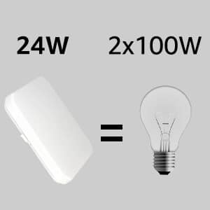 square energy efficient led light